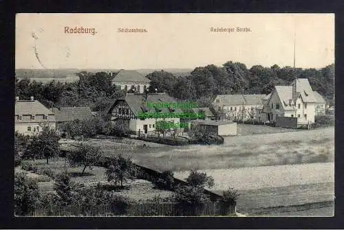 127614 Ansichtskarte Radeburg Schützenhaus Radeberger Straße 1908