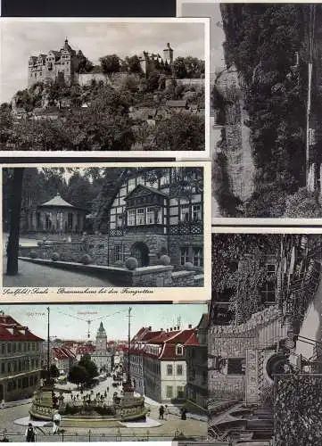 104050 9 AK Thüringen Greiz 1912 Saalfeld 1910 Eisenberg 1909 Ilmenau 1919 Burg