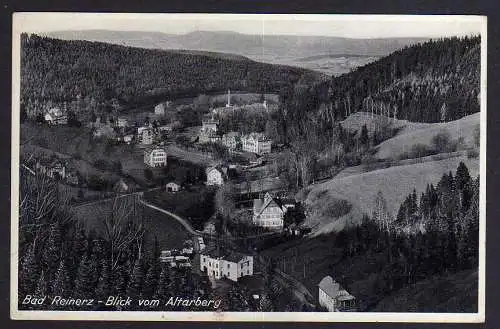 93002 Ansichtskarte Schlesien Bad Reinerz Blick vom Altarberg 1938