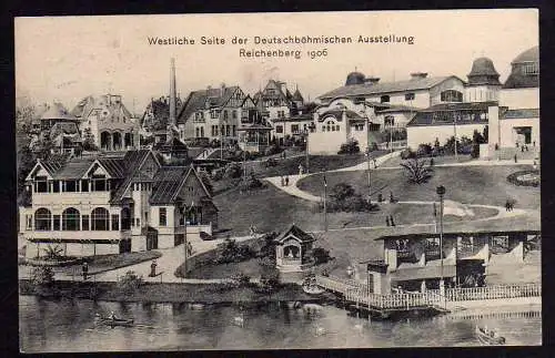 65877 Ansichtskarte Reichenberg 1906 Deutschböhmische Ausstellung