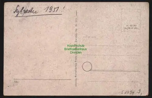 52791 Ansichtskarte Neudorf Erzgebirge 1951