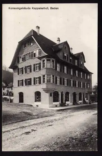 29261 AK Konsumgebäude Kappelerhof Baden um 1915