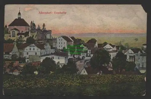 154118 Ansichtskarte Albendorf Bz. Breslau 1911 Wambierzyce Vamberice