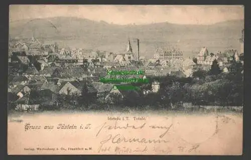 140868 Ansichtskarte Idstein im Taunus 1900 Totale