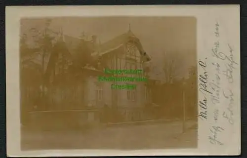 137688 Ansichtskarte Fotokarte Dresden Blasewitz 1912 Villa Pollak