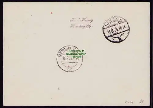 B21071 Brief Danzig 284 - 288 306 - 308 Deutsche Luftpost Europa Südamerika 1939