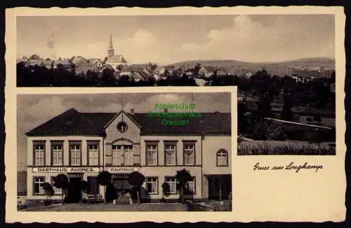 172898 AK Longkamp Kr. Bernkastel 1938 Gasthaus Andres Kaufhaus