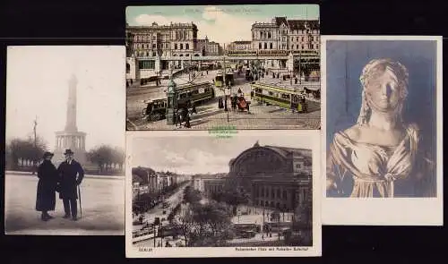 172706 4 AK Berlin Hallesches Tor Hochbahn um 1910 Askanischer Platz Anh Bahnhof