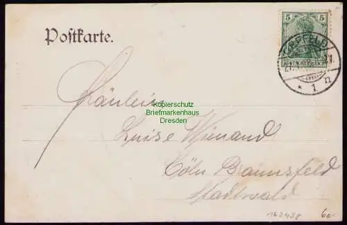 162458 AK Hüls Krefeld 1908 Geldernstrasse Gastwirtschaft Schürmanns