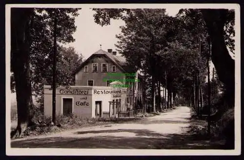 162598 AK Bad Schwarzbach Schlesien an de Grenze Conditorei und Cafe Straßberg