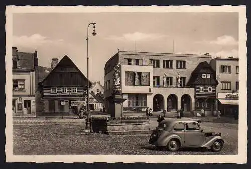 62030 AK Eisenbrod Zelezny ... Zur Glasausstellung Fotokarte um 1935