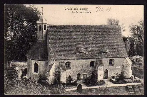 51165 Ansichtskarte Belzig 1909 St. Brixius Kirche