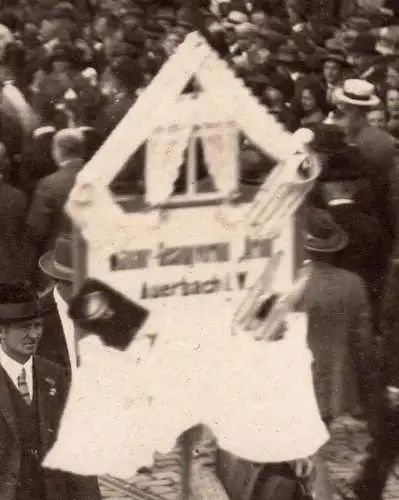 51227 Ansichtskarte Erstes Sächsisches Sängerbundes Fest in Dresden 1925 Fotokarte Männer G