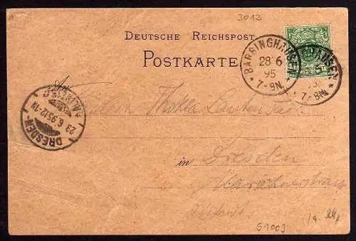 51003 AK Barsinghausen 1895 Vorläufer Deister Hotel