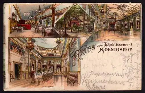 40833 AK Berlin Etablissement Königshof Hochzeitssaal