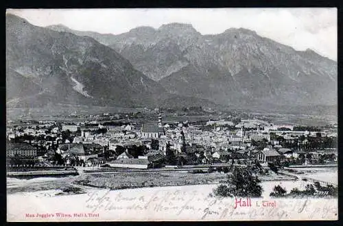 40414 Ansichtskarte Hall in Tirol 1902