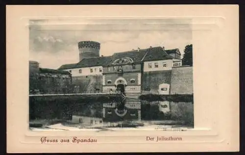 40813 Ansichtskarte Spandau Juliusturm 1905