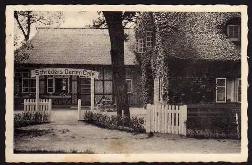 40723 Ansichtskarte Dahmeshoeved Schröders Garten Cafe 1941