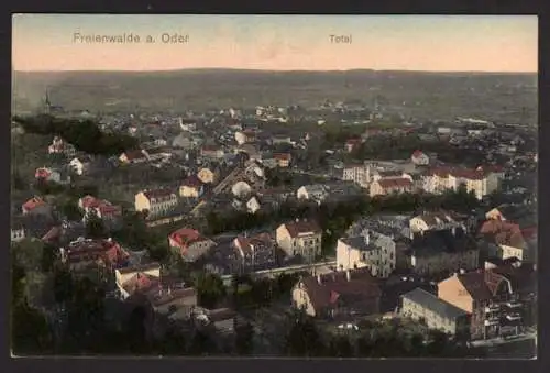 40824 Ansichtskarte Freienwalde Oder Total ca. 1915