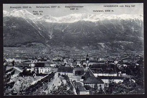 40350 Ansichtskarte Innsbruck Panorama 1911