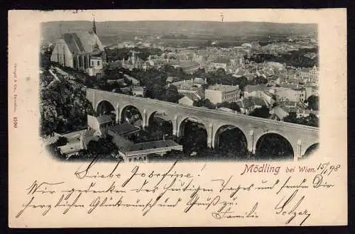 40795 Ansichtskarte Mödling bei Wien 1898