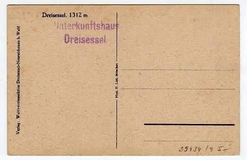 39434 AK Dreisessel 1312 m Neureichenau . Wald um 1925