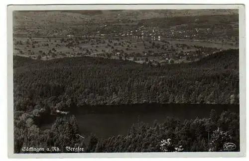 39417 Ansichtskarte Säckingen a. Rh. Bergsee Fotokarte um 1930