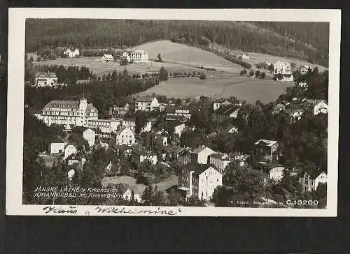 22160 Ansichtskarte Johannisbad im Riesengebirge Janske Lazne Riesengebirge