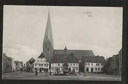 22594 AK Eutin Gasthaus Gasthof Möbel und Sarg Magazin W. Massmann Markt Kirche