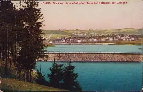 170776 AK Gablonz an der Neiße Jablonec nad Nisou Talsperre um 1910