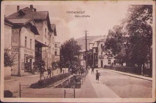 170698 AK Görbersdorf Schlesien 1920 Hauptstraße