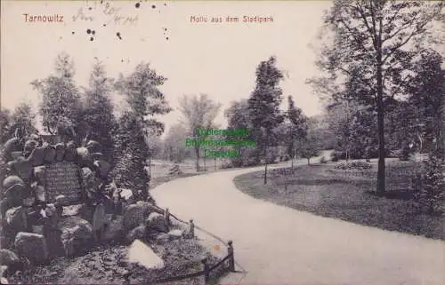 153572 AK Tarnowitz Stadtpark um 1910