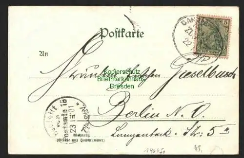 146450 AK Danzig Oliva 1901 Schloss und Kirche