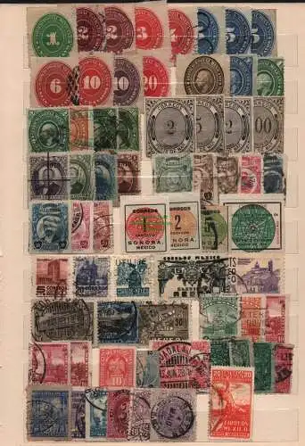 B12528 Steckseite Mexiko Venezuela 1885 - 1935 ungebraucht, gestempelt