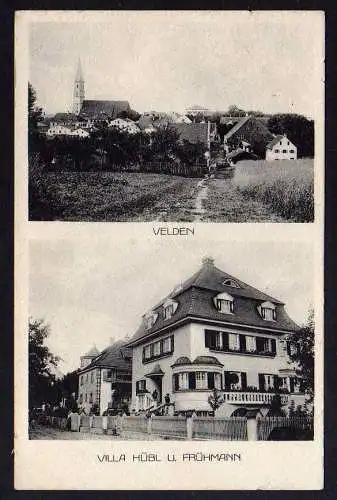 81721 AK Velden Vils Villa Hübl Frühmann 1915 Feldpost