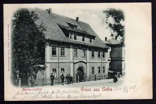 73081 Ansichtskarte Gotha 1900 Marien Institut