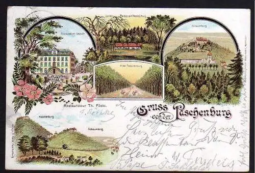 70039 Ansichtskarte Paschenburg 1900 Restaurant  Schaumburg