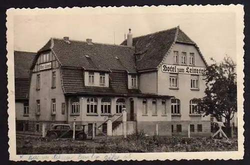 69471 Ansichtskarte Kreiensen Harz Hotel Leinetal 1949