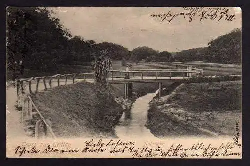 69508 Ansichtskarte Trittau Aubrücke 1905