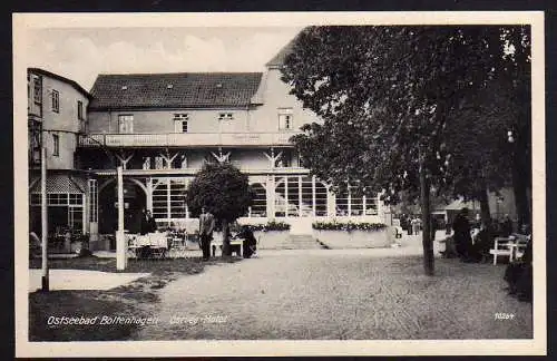 68968 Ansichtskarte Boltenhagen Ostsee Hotel Hofansicht