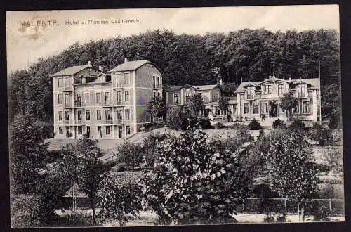 68081 Ansichtskarte Malente Hotel Pension Cäcilienruh 1907