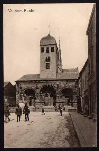 68096 Ansichtskarte Vouziers Kirche 1916 Amagne, ungelaufen