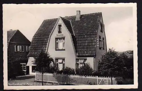 68589 Ansichtskarte St. Peter Ording Haus Tannenblick