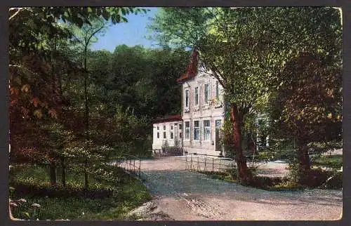 65224 Ansichtskarte Wuppertal Ronsdorf Restaurant Zillertal 1917