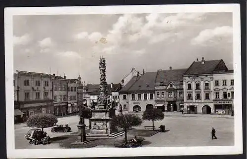 64722 Ansichtskarte Vyškov Wischau Hauptplatz