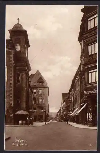 64231 Ansichtskarte Feiberg Burgstrasse um 1930