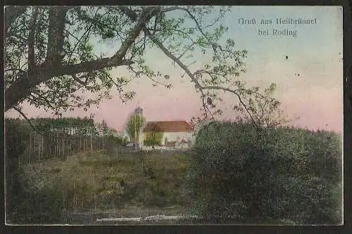 25386 Ansichtskarte Heilbrünnel bei Roding 1920