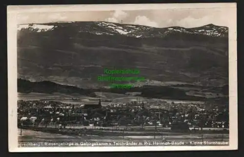 140578 Ansichtskarte Hirschberg Riesengebirge Fotokarte um 1940