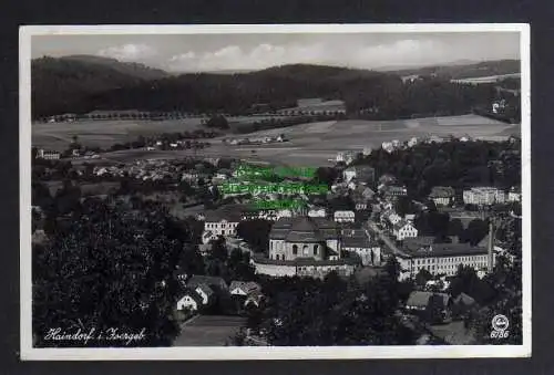 130868 Ansichtskarte Haindorf im Isergebirge 1941 Weißbach