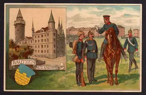 69169 AK Bautzen 1909 200 Jähriges Regiment Jubiäum 103